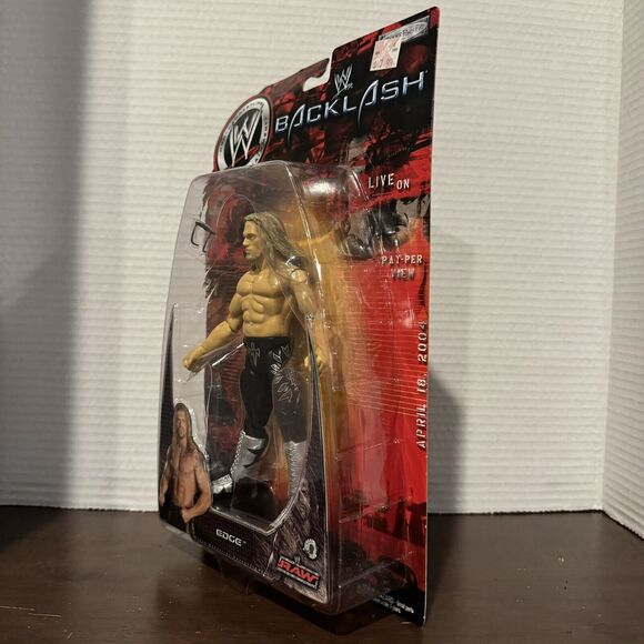 WWE Edge 2004 Backlash Wrestling Action Figure Jakks Pacific Final Encounter MOC - Picture 8 of 10